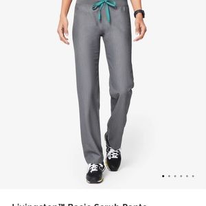 Figs Livingston scrub pants Small Petite Graphite